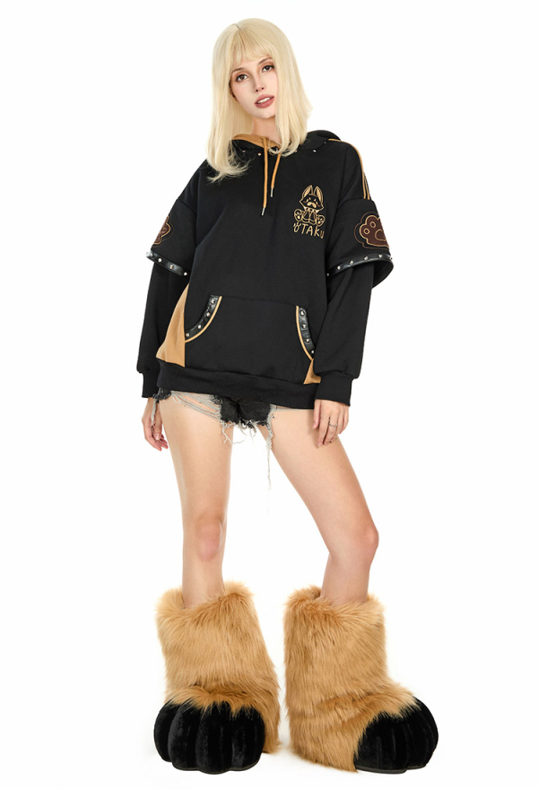 German Shepherd Black Paw Hoodie Daily Wear German Shepherd Black Paw Hoodie Daily Wear