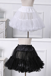 Women Petticoat Lolita Short Skirts Tutu Crinoline Underskirt