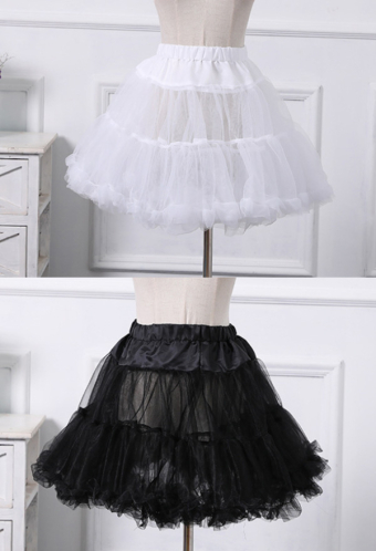 Women Petticoat Lolita Short Skirts Tutu Crinoline Underskirt