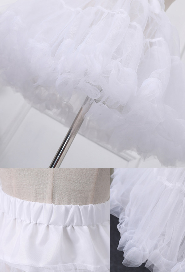 Women Petticoat Lolita Short Skirts Tutu Crinoline Underskirt