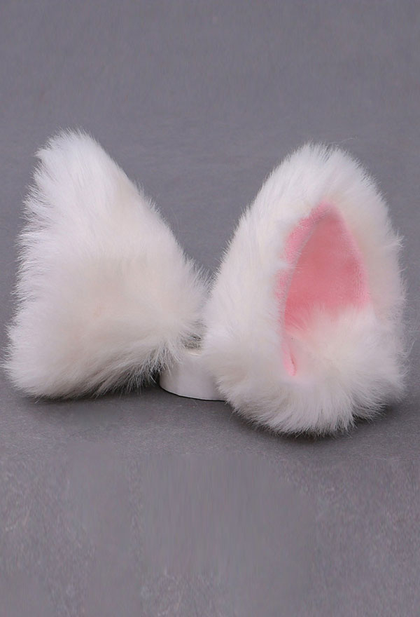 E-Girl Cute Furry Cat Ear Hair Clips Halloween Anime Cosplay Accessory