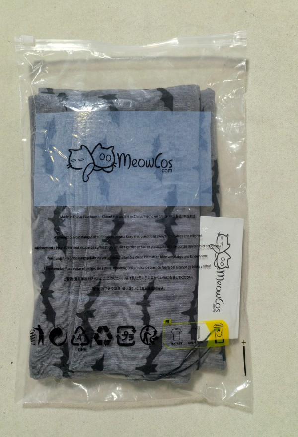 Meowcos.com Multi-Color Halloween Style Scarf Bat Print Lightweight Shawl wrap