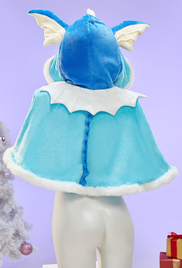 Cute Monster Plush Cloak Hooded Fluffy Cape
