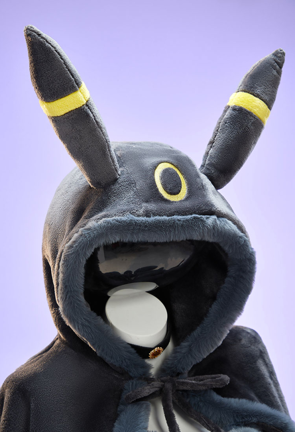 Cute Monster Plush Cloak Hooded Fluffy Cape
