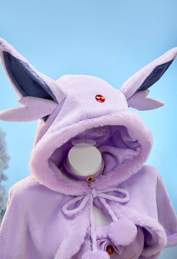 Cute Monster Plush Cloak Hooded Fluffy Cape