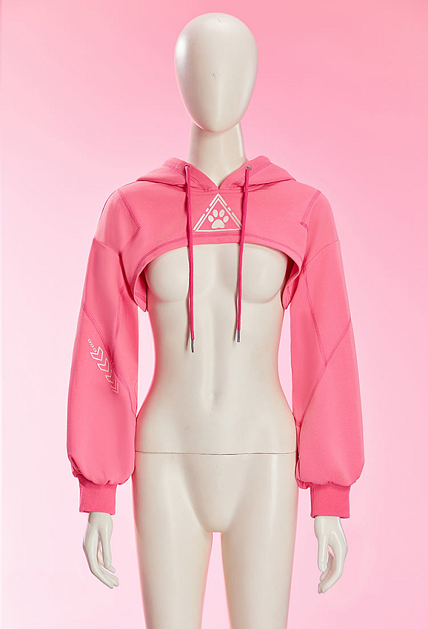 Cyber Style Yoga Jacket Long-sleeved Hooded Bolero Jacket