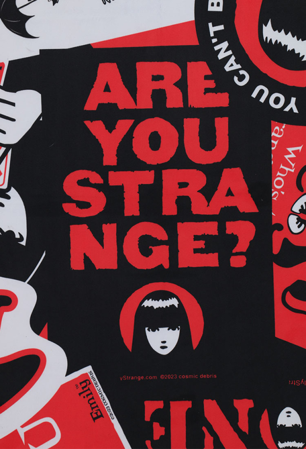 Emily the Strange Emily Multi Graphic Beach Towel