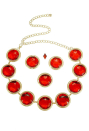 Anime Cosplay Red Stone Waist Chain For Halloween Costume Accessory