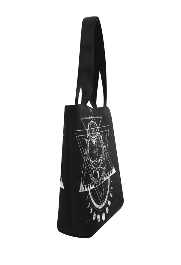 Gothic Alternative Fashion Beach Canvas Bag Black Dark Pentagram Prints Reusable Tote Bag for Beach Travel Gothic Alternative Fashion Beach Canvas Bag Black Dark Pentagram Prints Reusable Tote Bag for Beach Travel