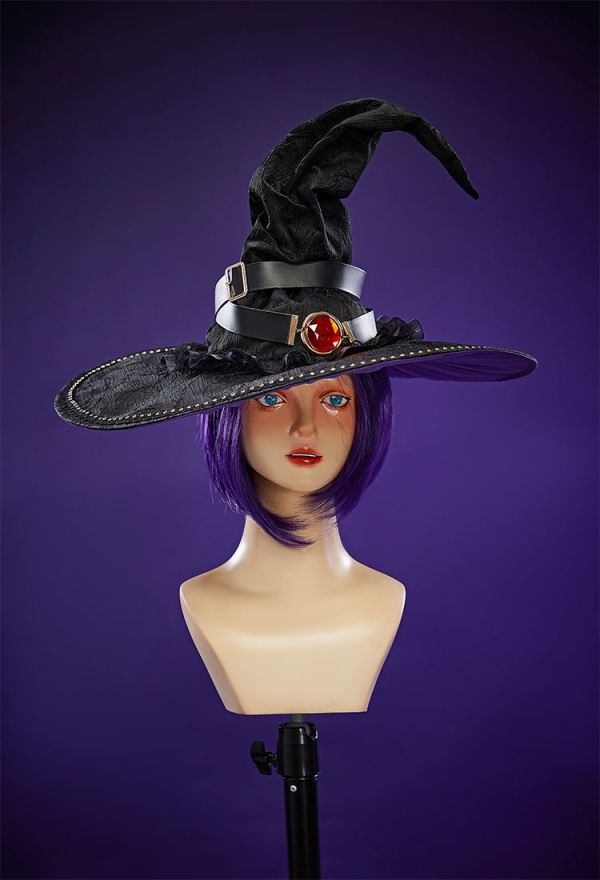 Love Healer Halloween Witch Costume Halter Neck Dress with Cape and Hat Love Healer Halloween Witch Costume Halter Neck Dress with Cape and Hat