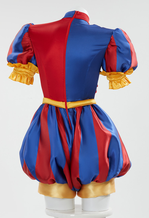 Halloween Cosplay Costume Blue Red Jumpsuit and Hat with Gloves and Socks Halloween Cosplay Costume Blue Red Jumpsuit and Hat with Gloves and Socks