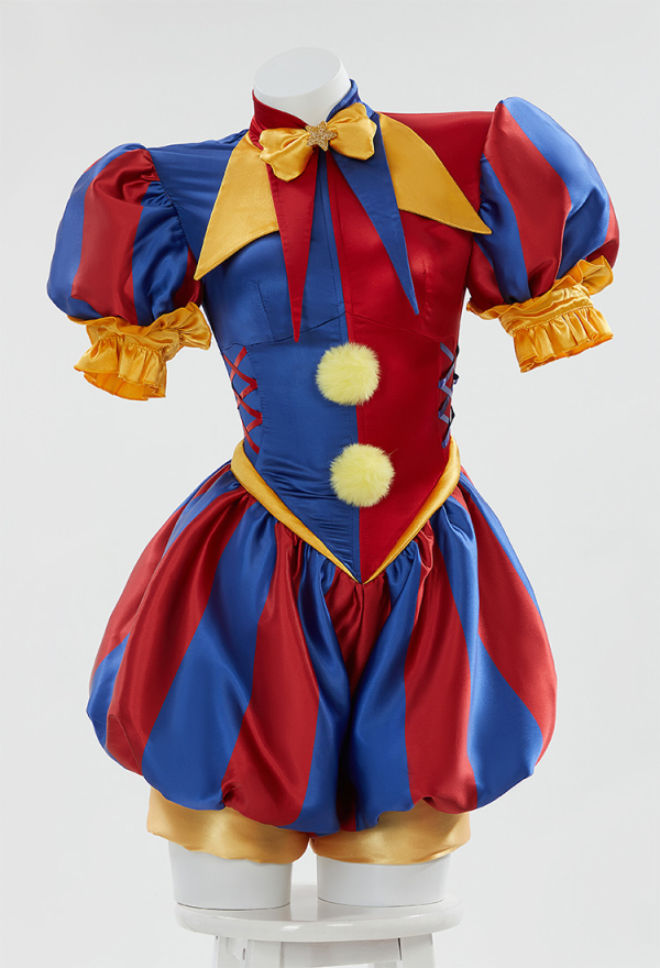 Halloween Cosplay Costume Blue Red Jumpsuit and Hat with Gloves and Socks Halloween Cosplay Costume Blue Red Jumpsuit and Hat with Gloves and Socks