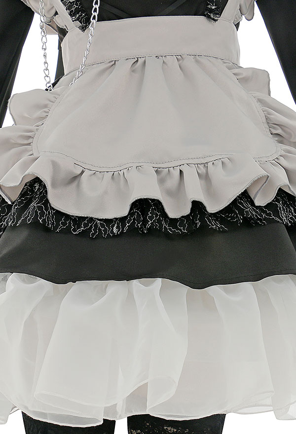 Spell on U Gothic Kawaii Flare Sleeves Maid Dress Halloween Cosplay Costume