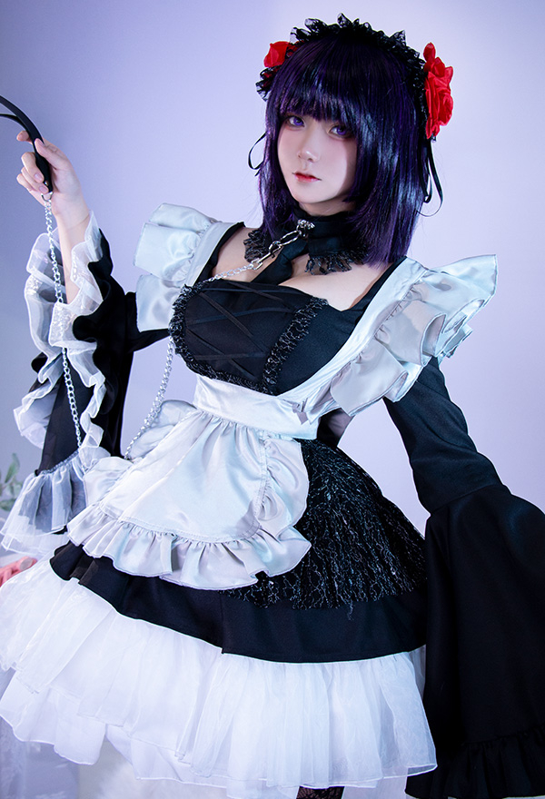 Spell on U Gothic Kawaii Flare Sleeves Maid Dress Halloween Cosplay Costume