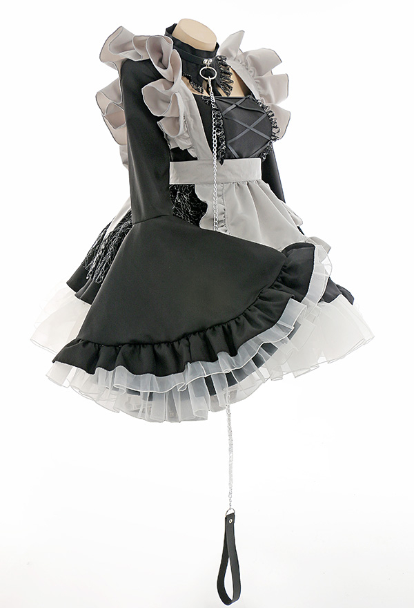Spell on U Gothic Kawaii Flare Sleeves Maid Dress Halloween Cosplay Costume