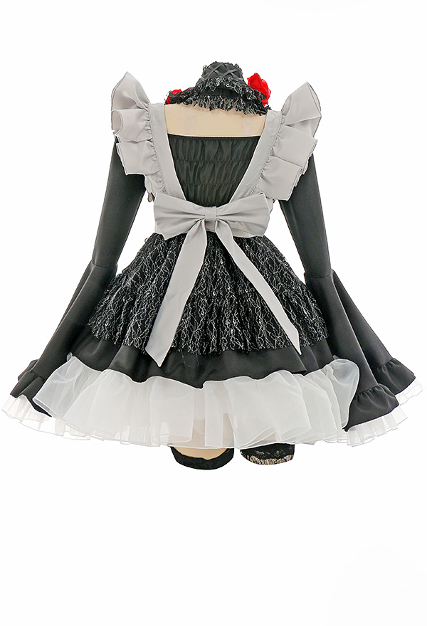 Spell on U Gothic Kawaii Flare Sleeves Maid Dress Halloween Cosplay Costume