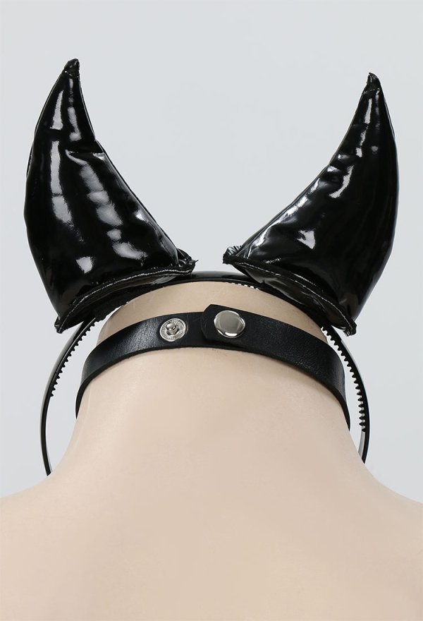 MIDNIGHT DEVIL Gothic Dark Style Mini Dress Bat Element Design Strapless Dress with Corset MIDNIGHT DEVIL Gothic Dark Style Mini Dress Bat Element Design Strapless Dress with Corset