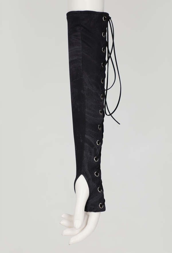 DARK BREATH Gothic Hooded Coat Black Post-apocalyptic Coat