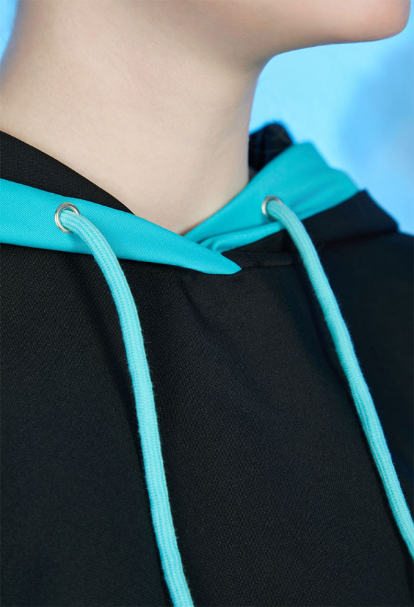 Shark Hoodie Black and Blue Paw Hoodie Daily Wear