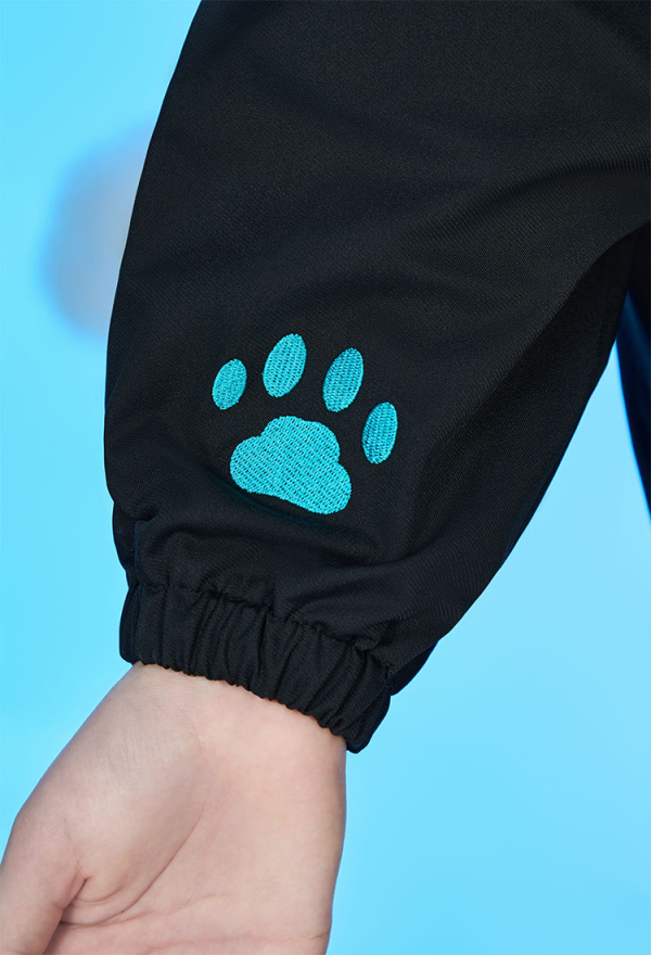 Shark Hoodie Black and Blue Paw Hoodie Daily Wear