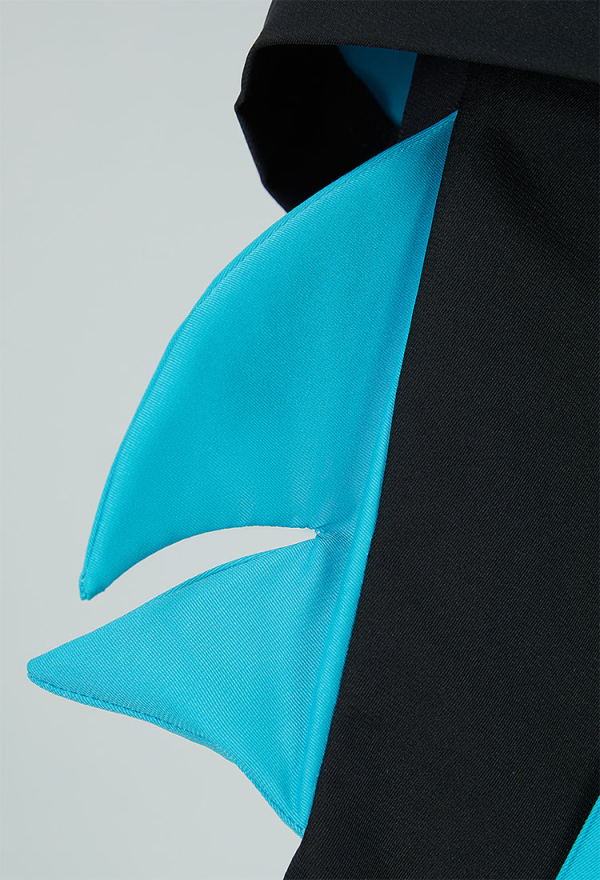 Shark Hoodie Black and Blue Paw Hoodie Daily Wear