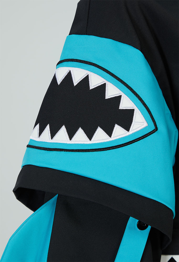 Shark Hoodie Black and Blue Paw Hoodie Daily Wear