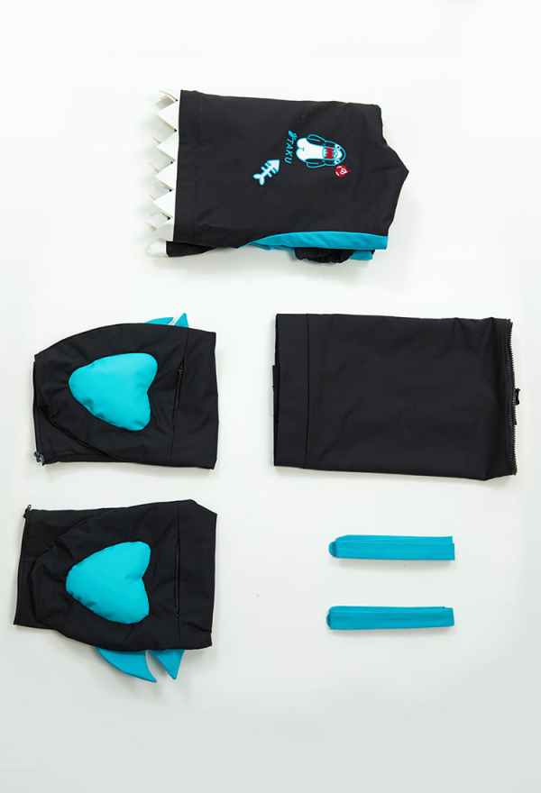 Shark Hoodie Black and Blue Paw Hoodie Daily Wear