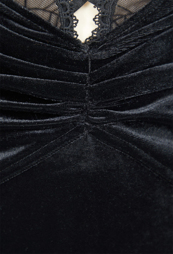 Withered Rose Gothic Style Black Long Dress Spiderweb Style Long Slit Bodycon Dress Costume Withered Rose Gothic Style Black Long Dress Spiderweb Style Long Slit Bodycon Dress Costume