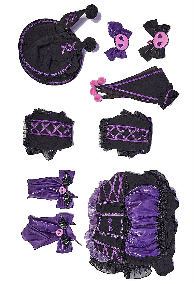 Anime Doll Derivative Halloween Witch Cosplay Costume - Gothic Lolita ...