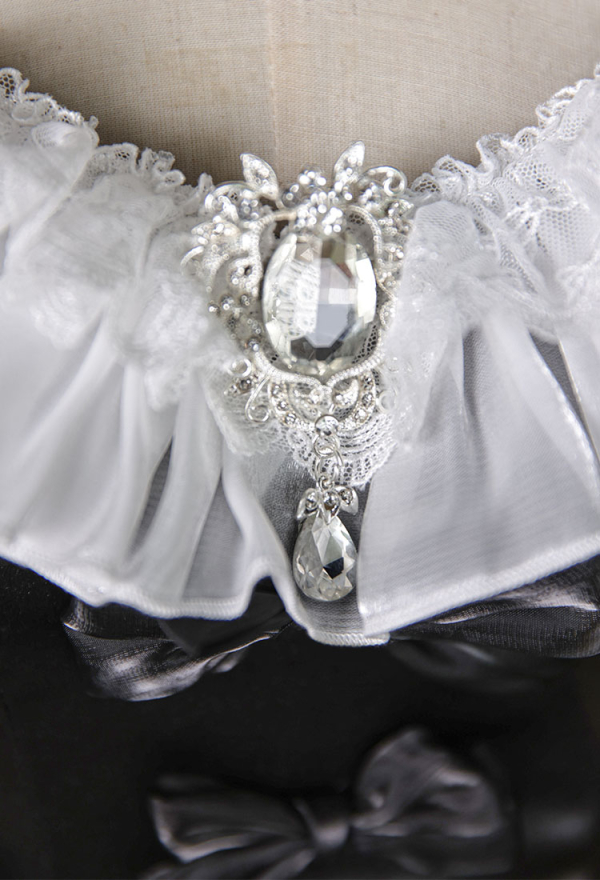 Halloween Cosplay Costume Dress with Pantyhose and Veil