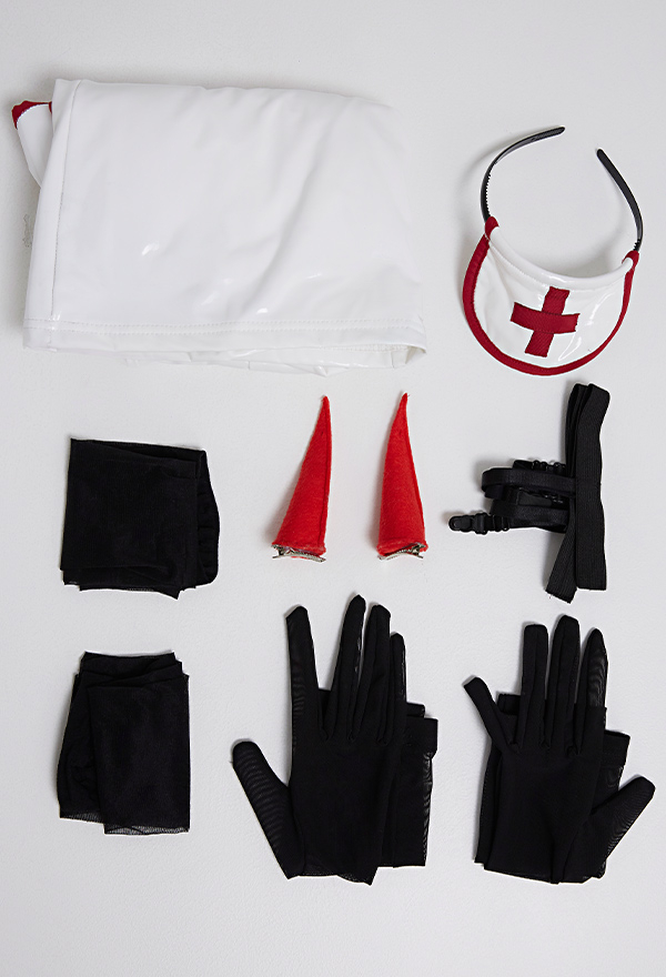Power Women Halloween Sexy Nurse Cosplay Costume