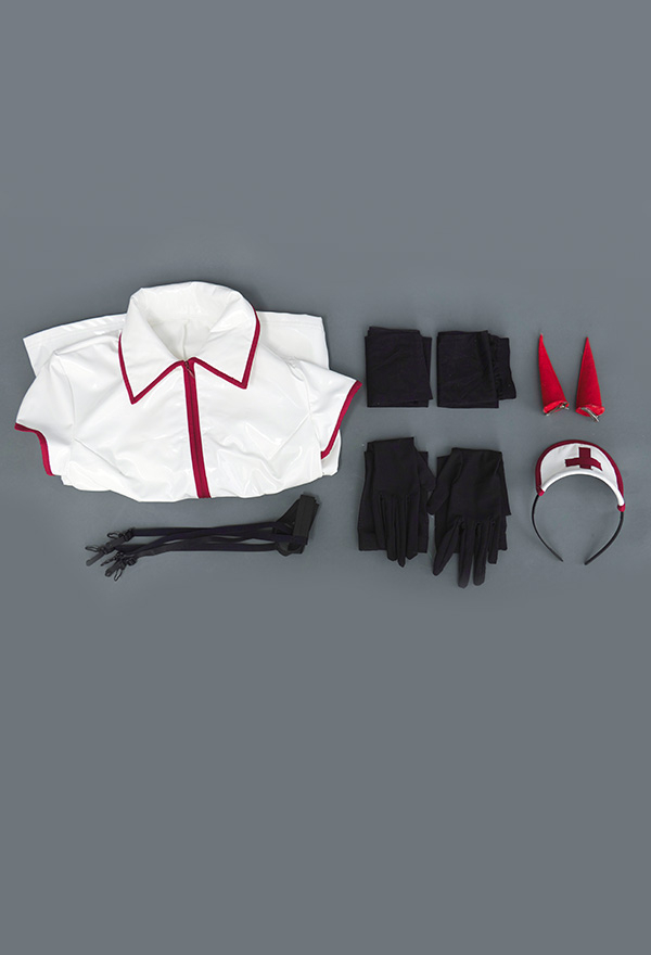 Power Women Halloween Sexy Nurse Cosplay Costume