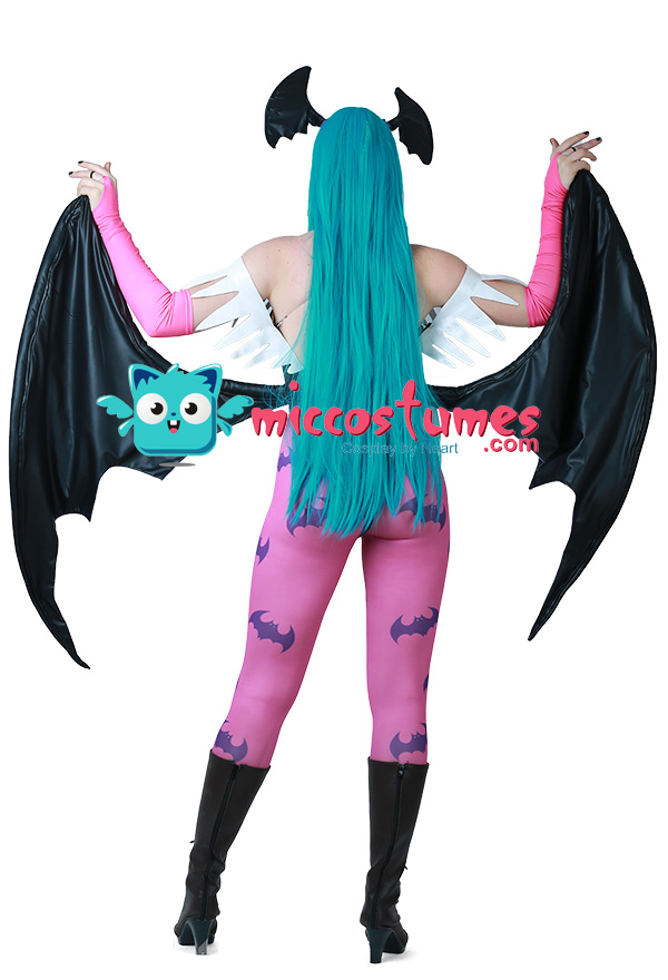 Dark Warriors Vampire Cosplay Costume with Purple Wings