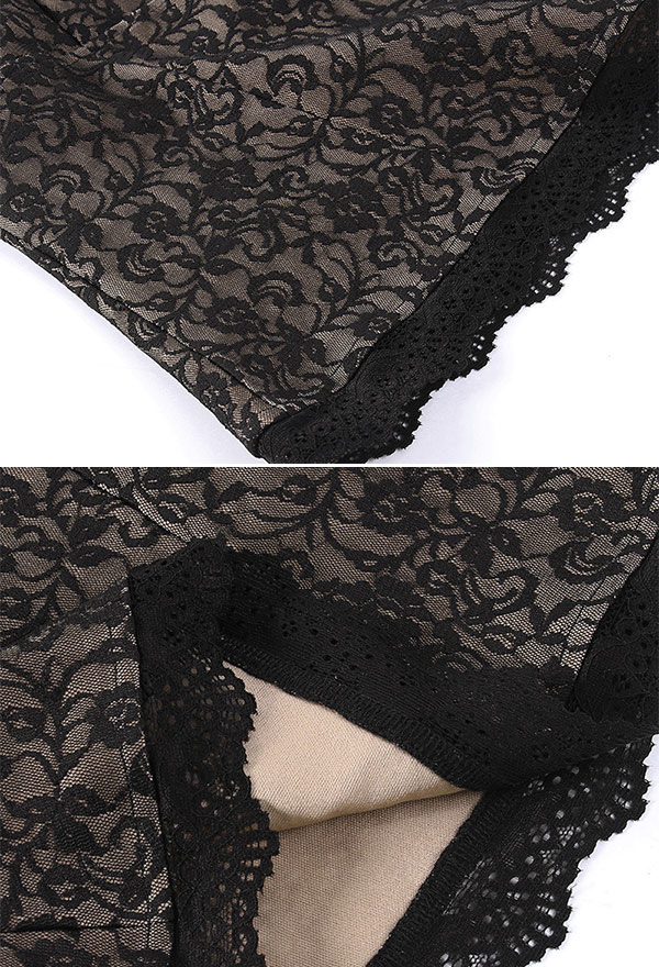 Gothic Dark Style Lace Flower Pattern Slimming Home Summer Camisole