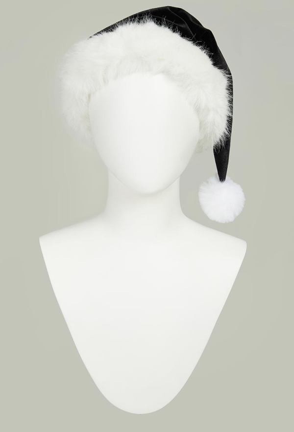 Silent Night Black Bodysuit and Half Skirt Set Dark Furry Christmas Set with Hat Choker Gloves Silent Night Black Bodysuit and Half Skirt Set Dark Furry Christmas Set with Hat Choker Gloves