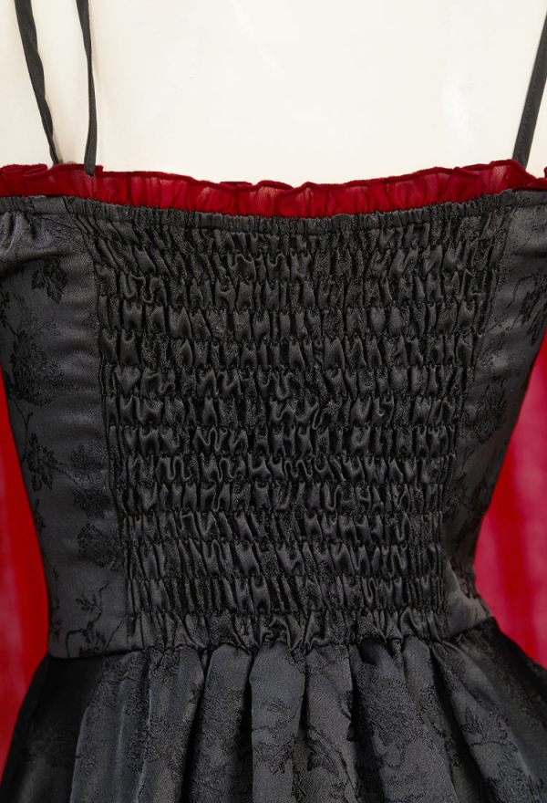 Moonlight Romance Medieval Gothic Black Velvet Dress Vampire Style Off Shoulder Strap Dress Moonlight Romance Medieval Gothic Black Velvet Dress Vampire Style Off Shoulder Strap Dress