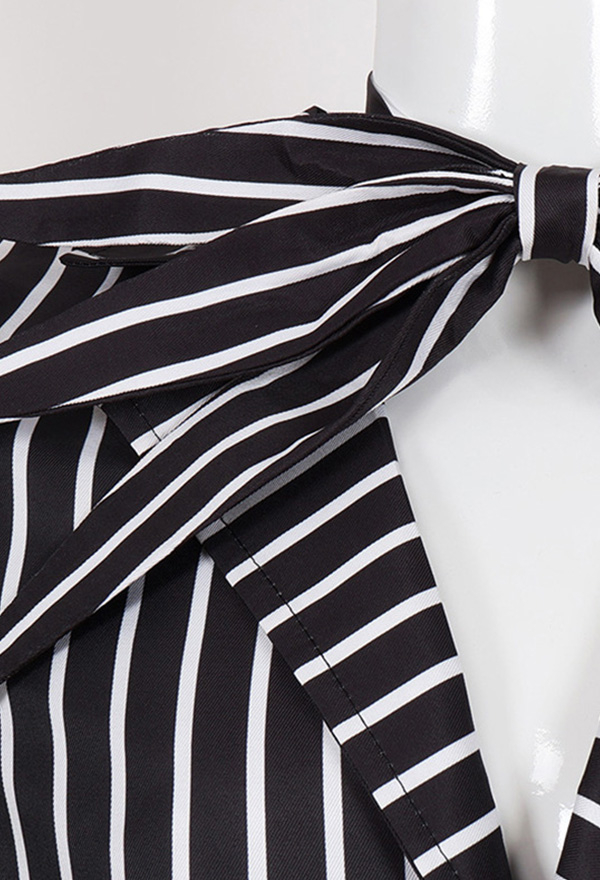 Meowcos Halloween Jack Skellington Style Costume Gothic Long Sleeve Jacket and Pants with Bow Tie and Gloves
