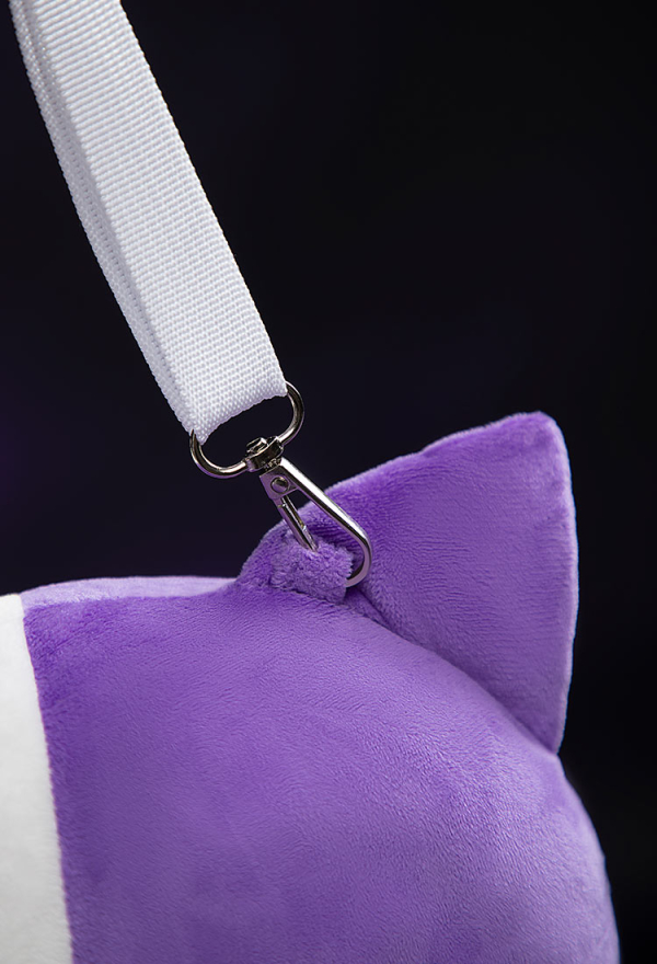 Fallen Angels Gothic Cat Bag Purple White Backpack