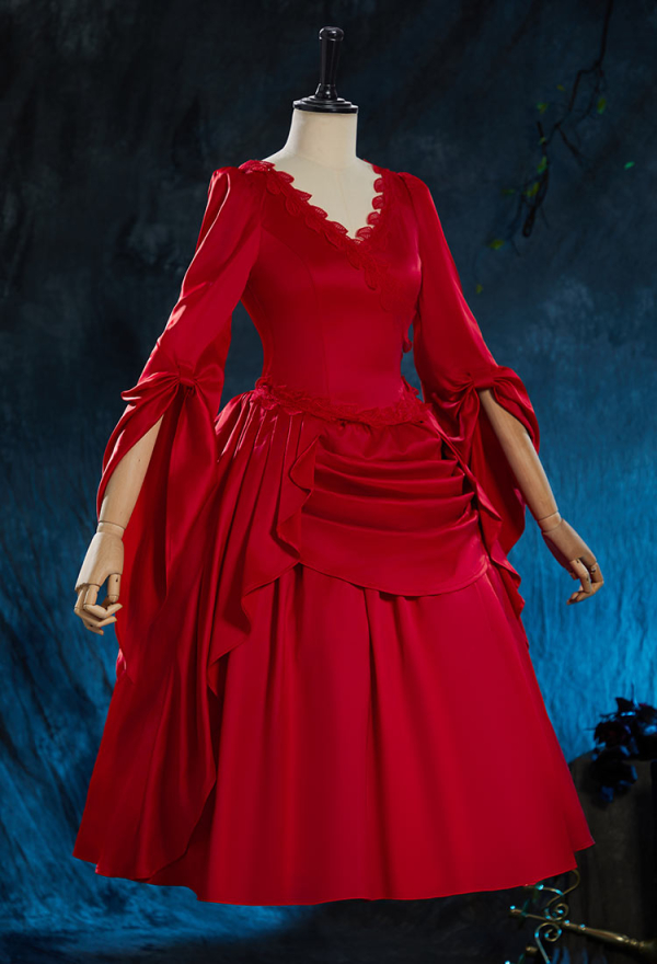 Bram Stoker's Dracula Derivative Crimson Bride Halloween Gothic Red Dress Vampire Bride Fluffy Dress Bram Stoker's Dracula Derivative Crimson Bride Halloween Gothic Red Dress Vampire Bride Fluffy Dress