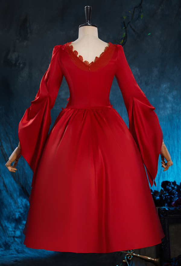Bram Stoker's Dracula Derivative Crimson Bride Halloween Gothic Red Dress Vampire Bride Fluffy Dress Bram Stoker's Dracula Derivative Crimson Bride Halloween Gothic Red Dress Vampire Bride Fluffy Dress