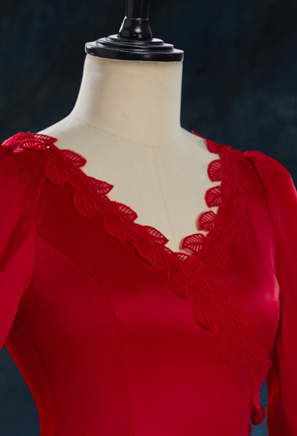 Bram Stoker's Dracula Derivative Crimson Bride Halloween Gothic Red Dress Vampire Bride Fluffy Dress Bram Stoker's Dracula Derivative Crimson Bride Halloween Gothic Red Dress Vampire Bride Fluffy Dress