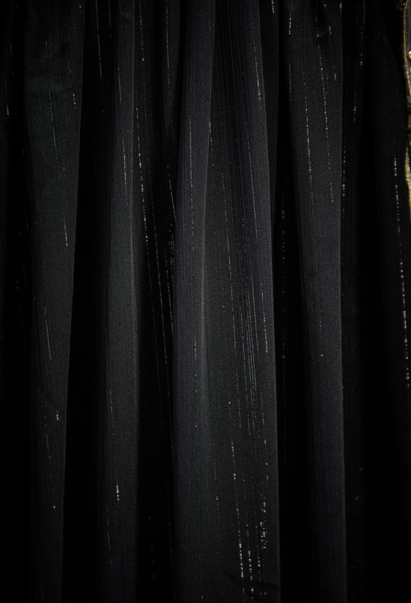 Spectral Petal Gothic Black Off-Shoulder Cutout Dress Vampire Bride Dress with Shawls and Chain
