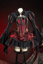 Queen Crimson Halloween Gothic Black Red Set Dark Court Style Off-Shoulder Top and Drawstring Skirt with Jacket