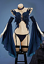 Fallen Angel Halloween Sexy Suit Wings-shaped Top and Panties with Sleeves and Garter Stockings