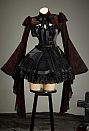 Haunted Night Gothic Spiderweb Bolero Jacket Dark Style Irregular Flared-Sleeve Cropped Shrug
