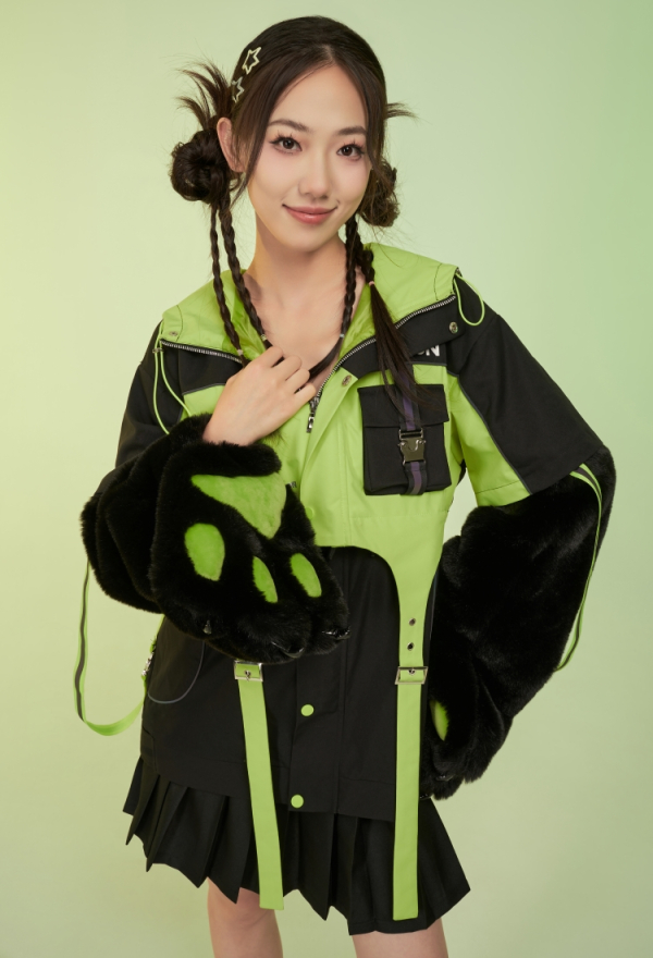 Cyberpunk Detachable Hooded Jacket Furry Cat Paw Coat Cyberpunk Detachable Hooded Jacket Furry Cat Paw Coat