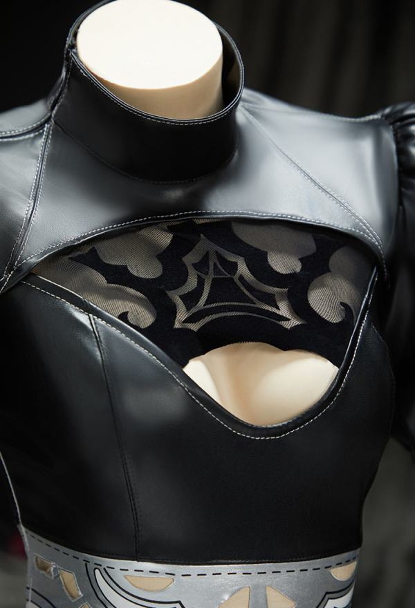 Cosplay Costume Set PU Bodysuit with Gloves and Eye Patch Cosplay Costume Set PU Bodysuit with Gloves and Eye Patch