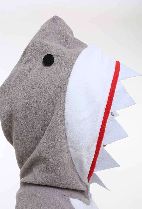 Animal Cartoon Shark Onesie Pajamas Cute Style Polar Fleece Long Sleeve Hooded Jumpsuit Christmas Costume Animal Cartoon Shark Onesie Pajamas Cute Style Polar Fleece Long Sleeve Hooded Jumpsuit Christmas Costume