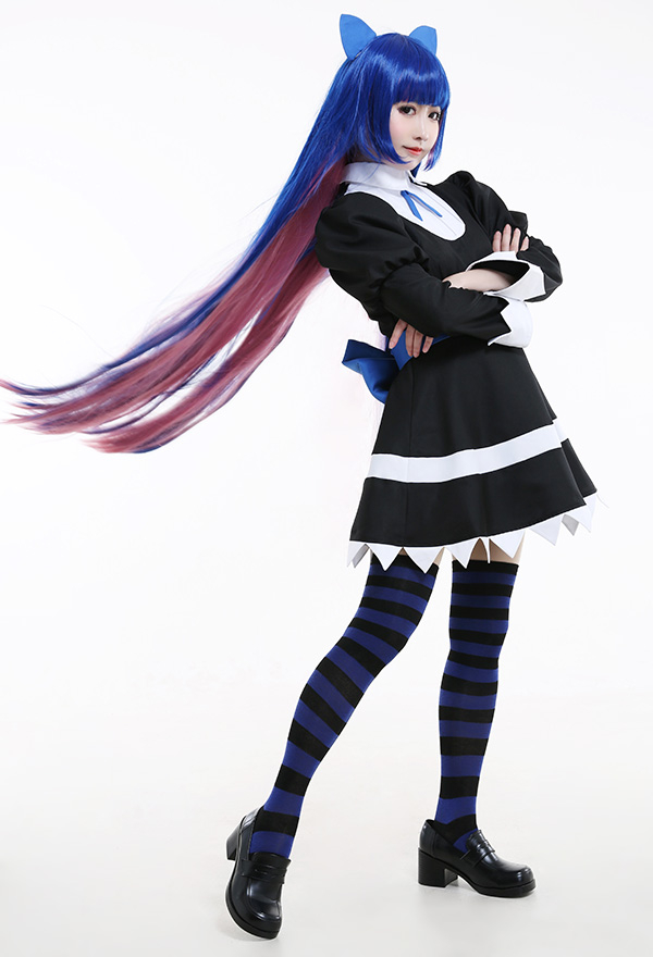 Gothic Lolita Maid Dress Dark Style Lantern Sleeves Triangle Hem Dress Halloween Costume