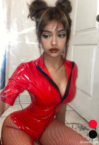 Women Gothic Sexy Stretchy Shinny Short Sleeves High Collar Crotchless Bodysuit